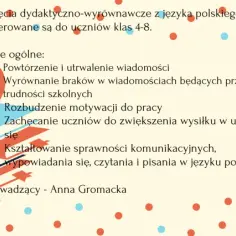 Zajęcia wyrównawcze z języka polskiego: Program kl. 5. Co zawiera?