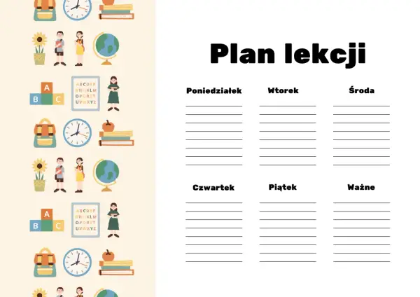 Co znika z planu lekcji w 7. klasie? Sprawdź zmiany!