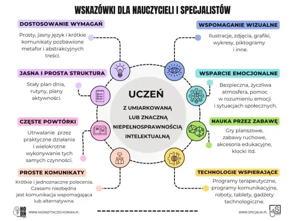 Niepełnosprawność intelektualna - wsparcie w domu i szkole