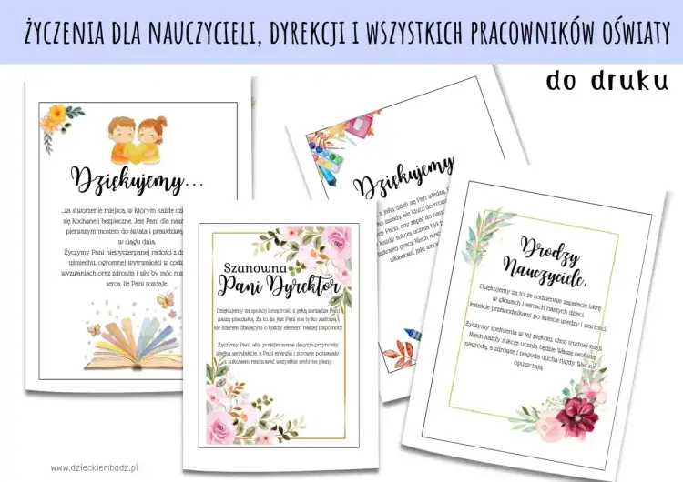 Krótkie podziękowania dla przedszkolanki - gotowe teksty i porady